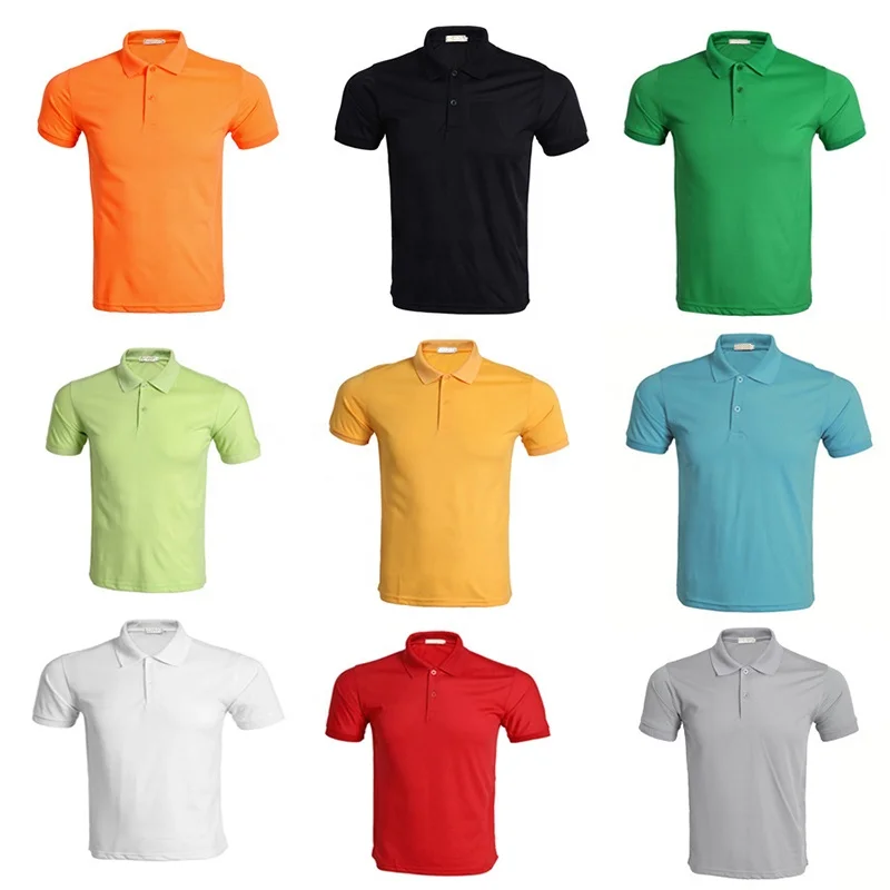 

Cheap OEM custom cotton logo unisex t-shirt wholesale plain polo shirt, Picture