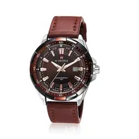 

NAVIFORCE 9056 Men's Quartz watch Fashion Casual Sport Waterproof Leather Military Clock Relogio Masculino