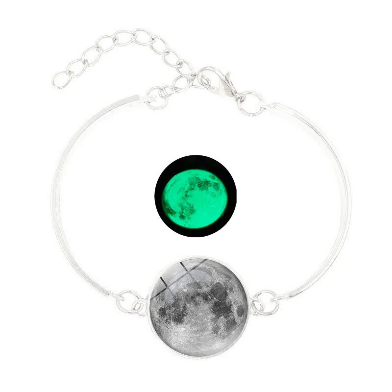 

New Fashion Jewelry Milky Way Starry Night Light Luminous Bracelet For Boys And Girls, Silver