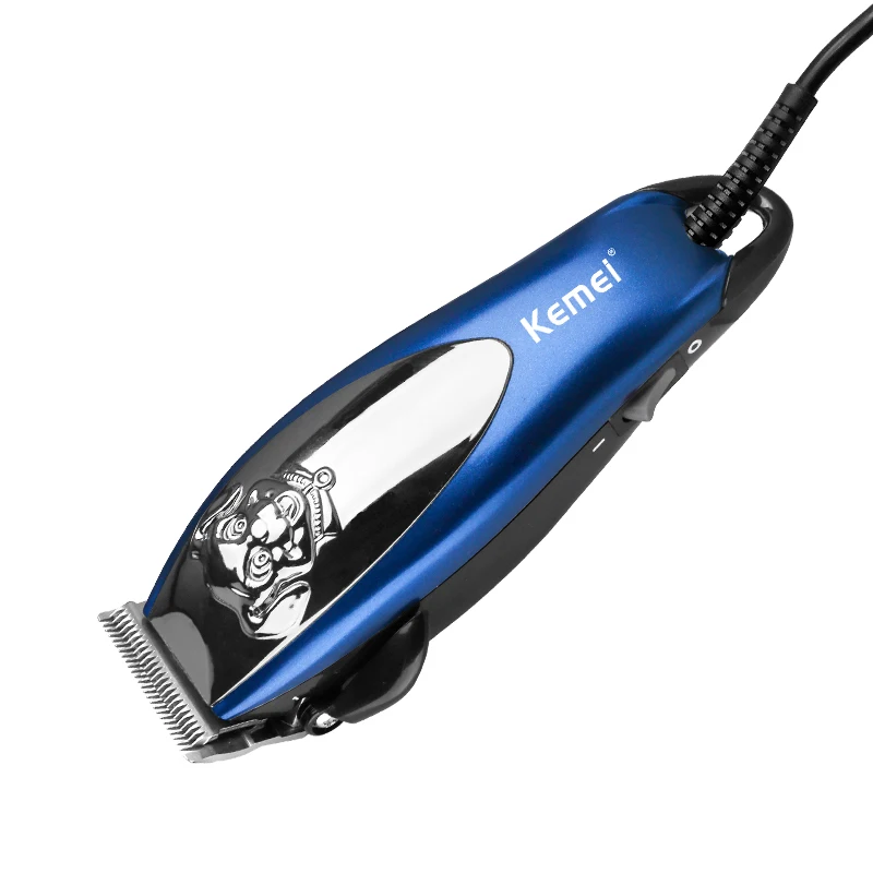 

Kemei KM-4808 wholesale 9pcs/set 12W with rope reusable cat dog hair clipper trimmer set, Blue