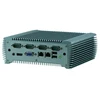 the latest China manufacturer Fanless linux embedded mini pc 12v supports Atom N2600/N2800 with wifi RS485/RS422/RS232
