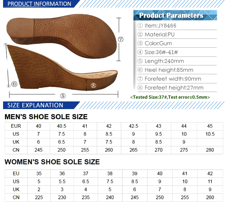 Ladies Pu Outsole For Wedge Shoes - Buy Shoe Sole,Pu Outsole,Wedge ...