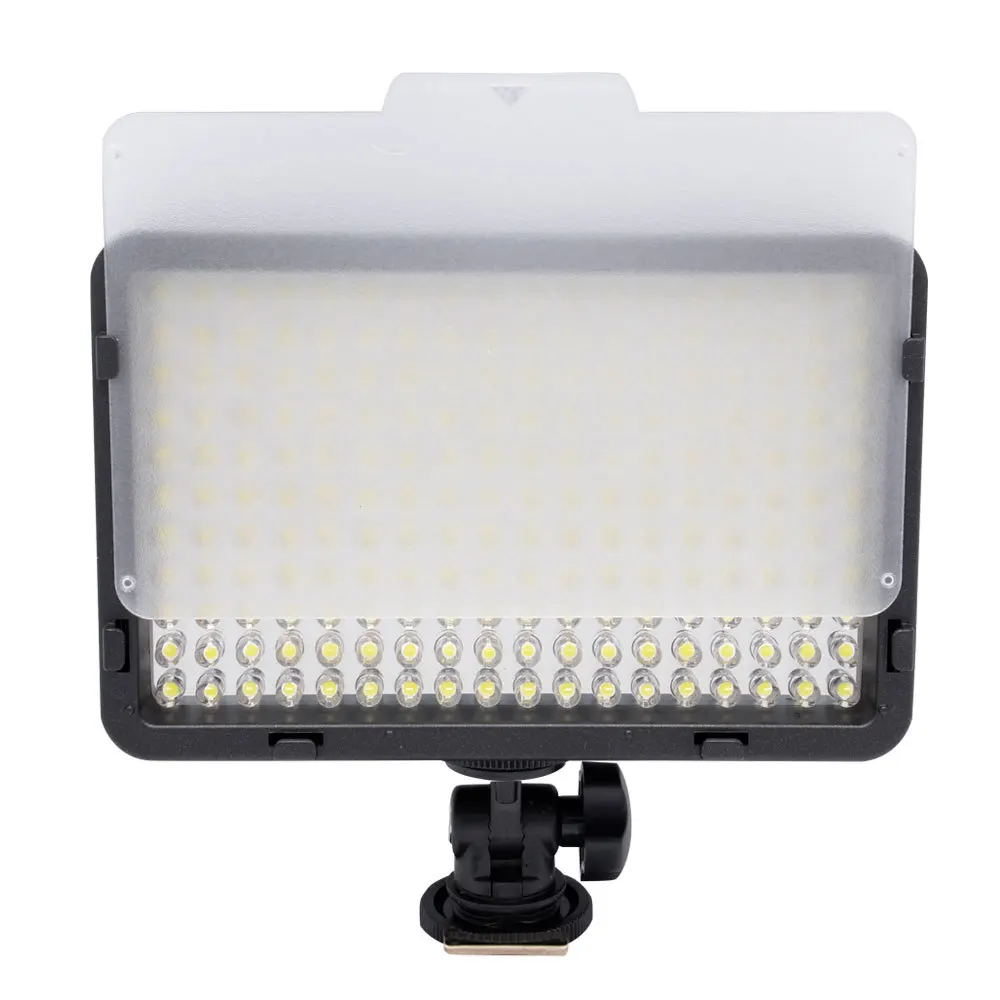 Mcoplus LED-130 DSLR LED Video Light On Camera Photo Studio Lighting 3200K/5500K led light panel for camera Camcorders