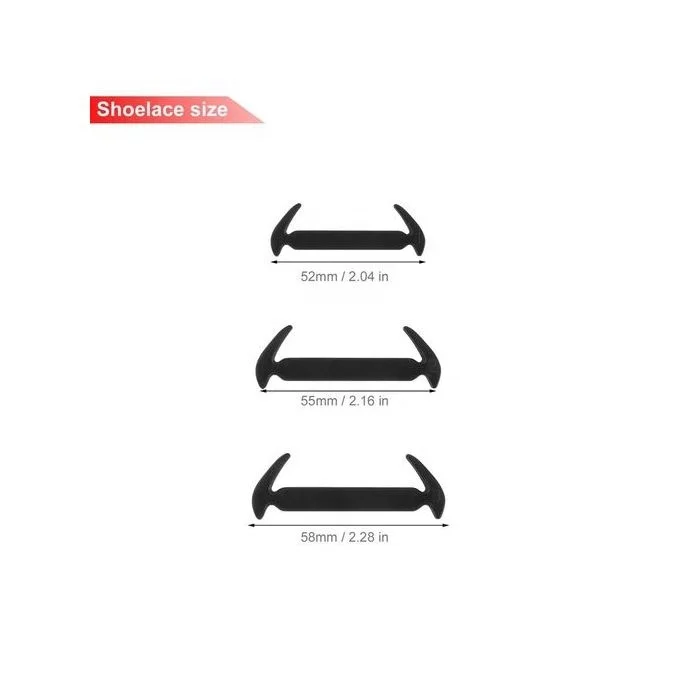 

Multipurpose Sickle Shape No Tie Shoelaces Silicone Elastic Rubber Lazy Tieless Shoelace for Kids Shoes, Multi color