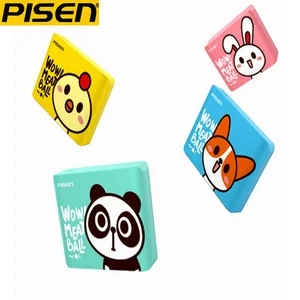 PISEN 18650 Cute Cartoon Power Bank 10000mAh Portable Flashlight External Battery Power bank for Smartphone and Tablets