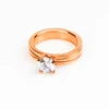 Newest Trend Cubic Zirconia Fine Stones Wholesale Jewelry Setting Wedding Ring