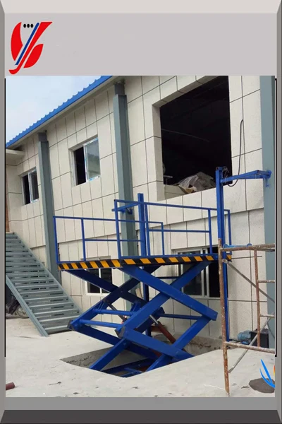 Stationary Mid Rise Scissor Lift for Warehouse Cargo Lifting