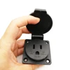IEC 320 C14 United states 3 prong plug Waterproof AC POWER Socket Removable socket for US type B Plug