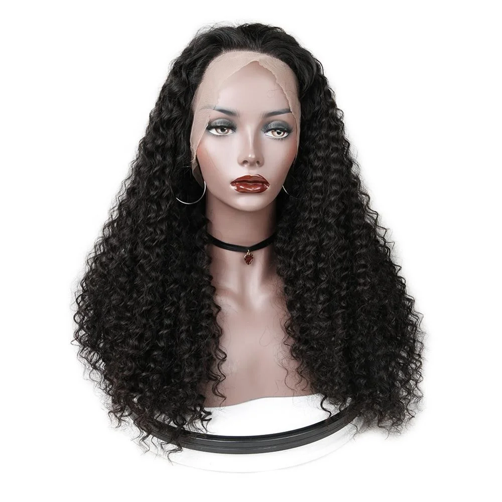 

Wholesale Brazilian Human Hair Kinky Curly 360 Lace Frontal Wigs