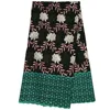Beautifical swiss african fabrics embroidery cotton green lace ML40R30