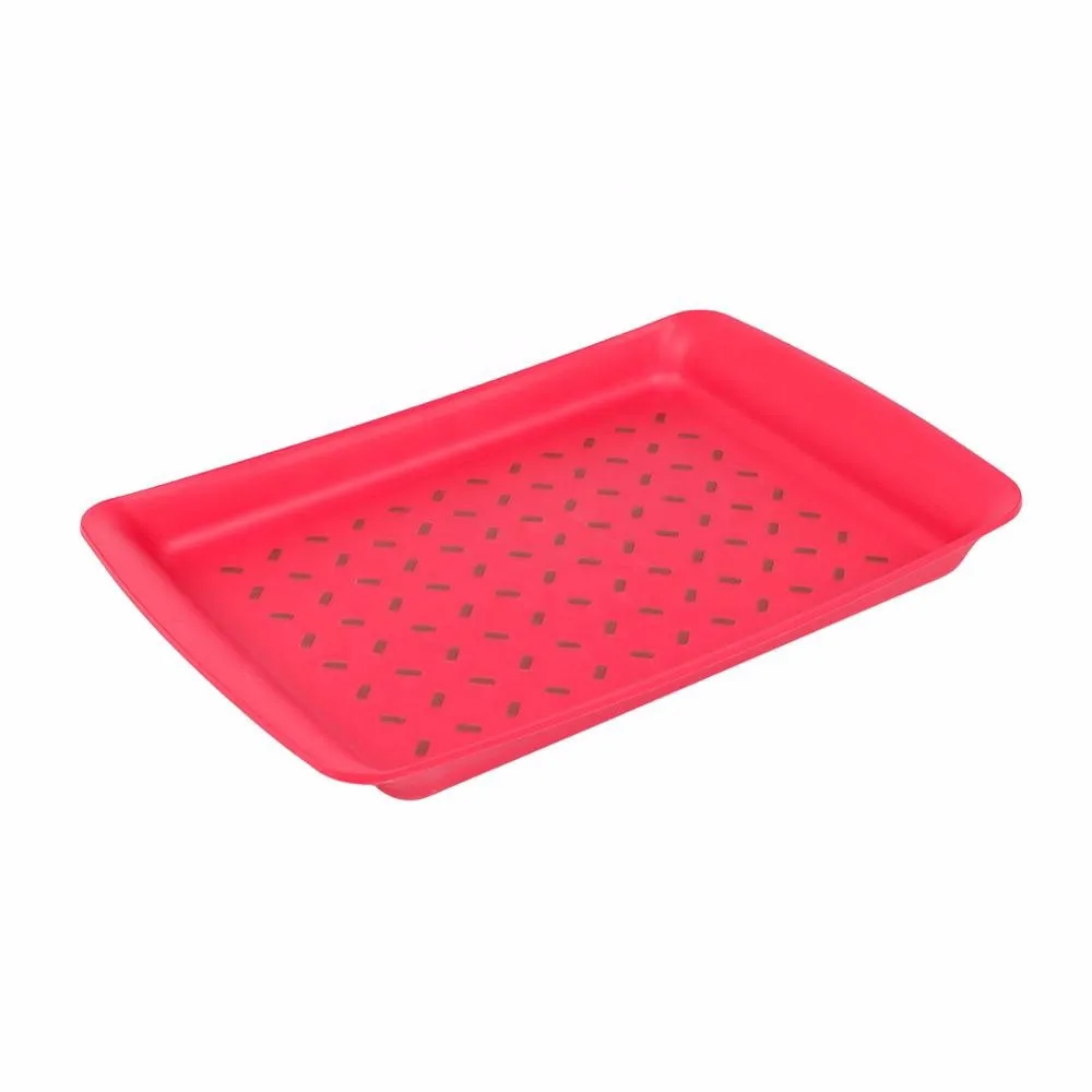 Non Slip Plastic Butler Serving Dinner Breakfast Lap Tray Handles ...