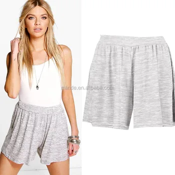 womens white sweat shorts