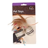 New Design Pet Interactive Cat Teaser Feather Toy Scratch Ball