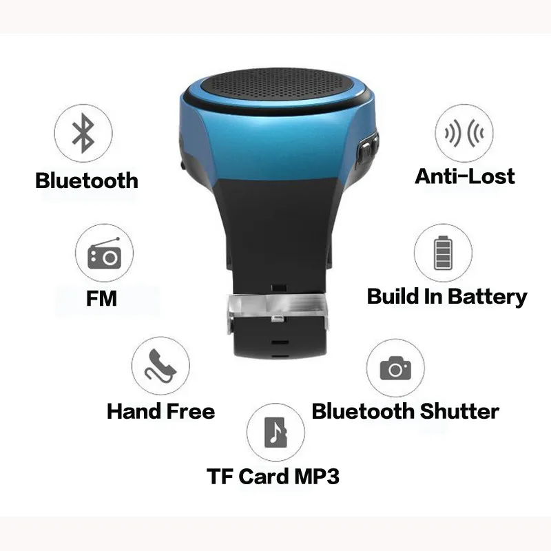Smart wristband watch speaker mine wireless hands-free mini speaker 3w - ANKUX.COM