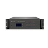 Lucky Tone digital PA controls 4x4 audio matrix with 16 loudspeaker outputs for public address system