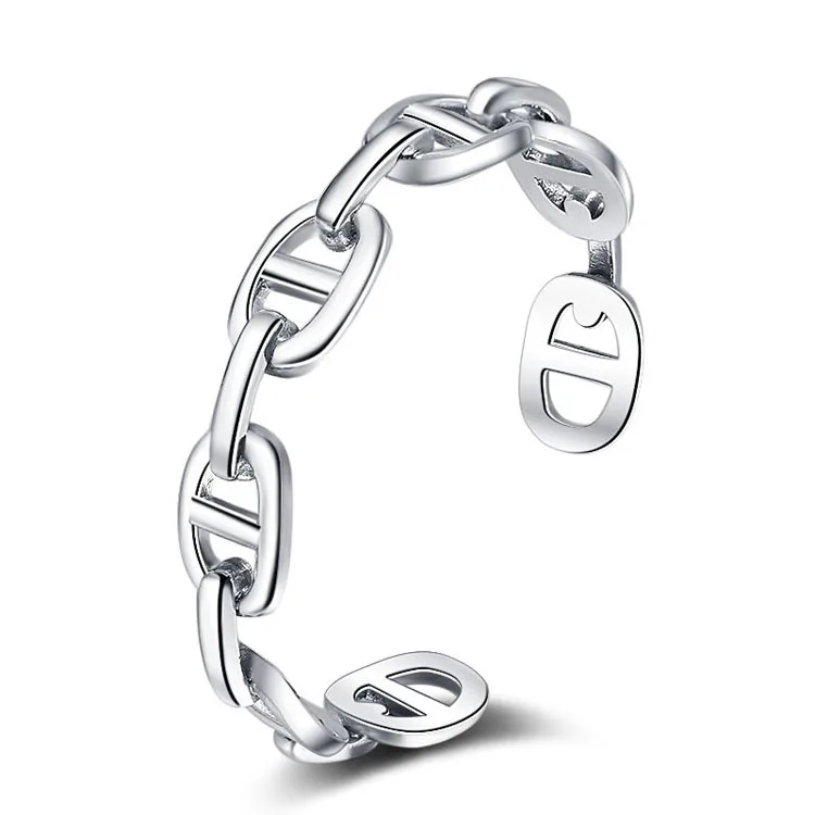 

Wholesale Ajustable 925 Sterling Silver Jewelry Bracelet Women