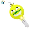 Soft PVC Key Cover Light Emoji Keyring Custom Key Cover Yellow Face