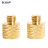3 8-16 to 1 4-20 3/8" to 1/4" special knurled thumb brass fixing camera screw nut convert adapter screw and nut bolt for camera