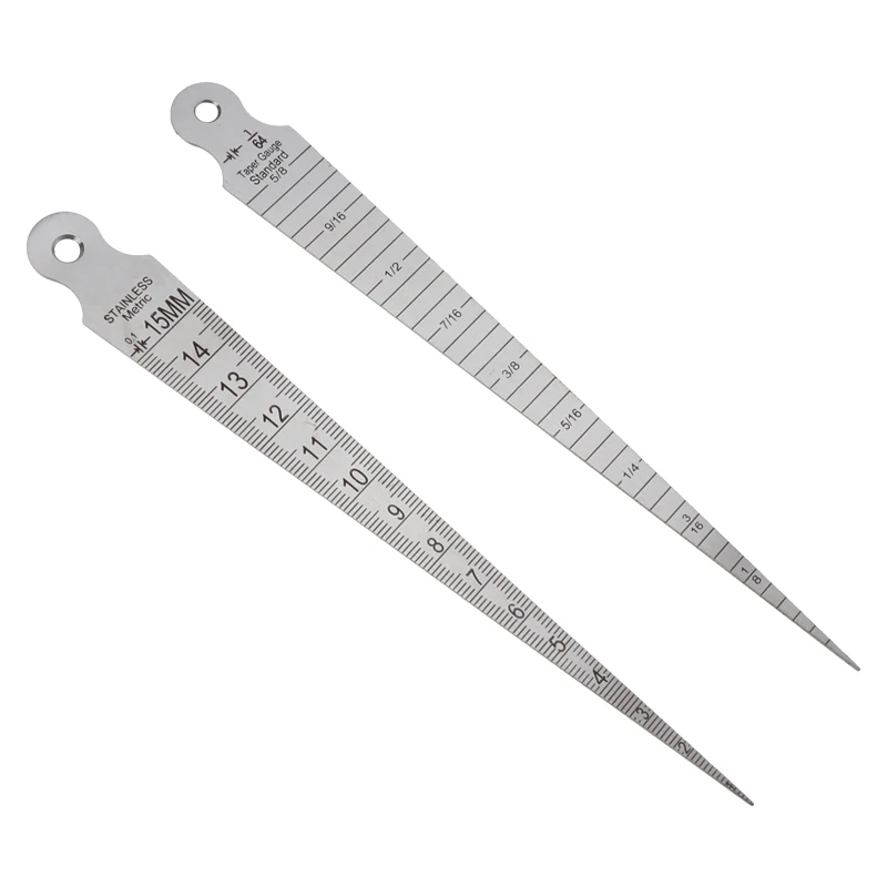 Power, Garden & Hand Tools Taper Gauge Stainless Steel Ruler Double ...
