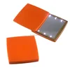 slide cover lights mirror plastic cosmetic compact mirrors / led mirror cosmetic case / mini plastic mirror cosmetic factory