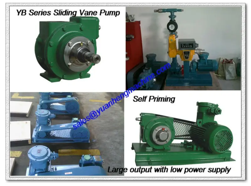 Yb Series Selfsuction Rotary Vane Pump Buy Vane Pump,Hydraulic Vane