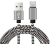 3ft/6ft/10ft Nylon Braided Tangle-Free Micro USB Cable with injection Connectors for Android for iphone for type c
