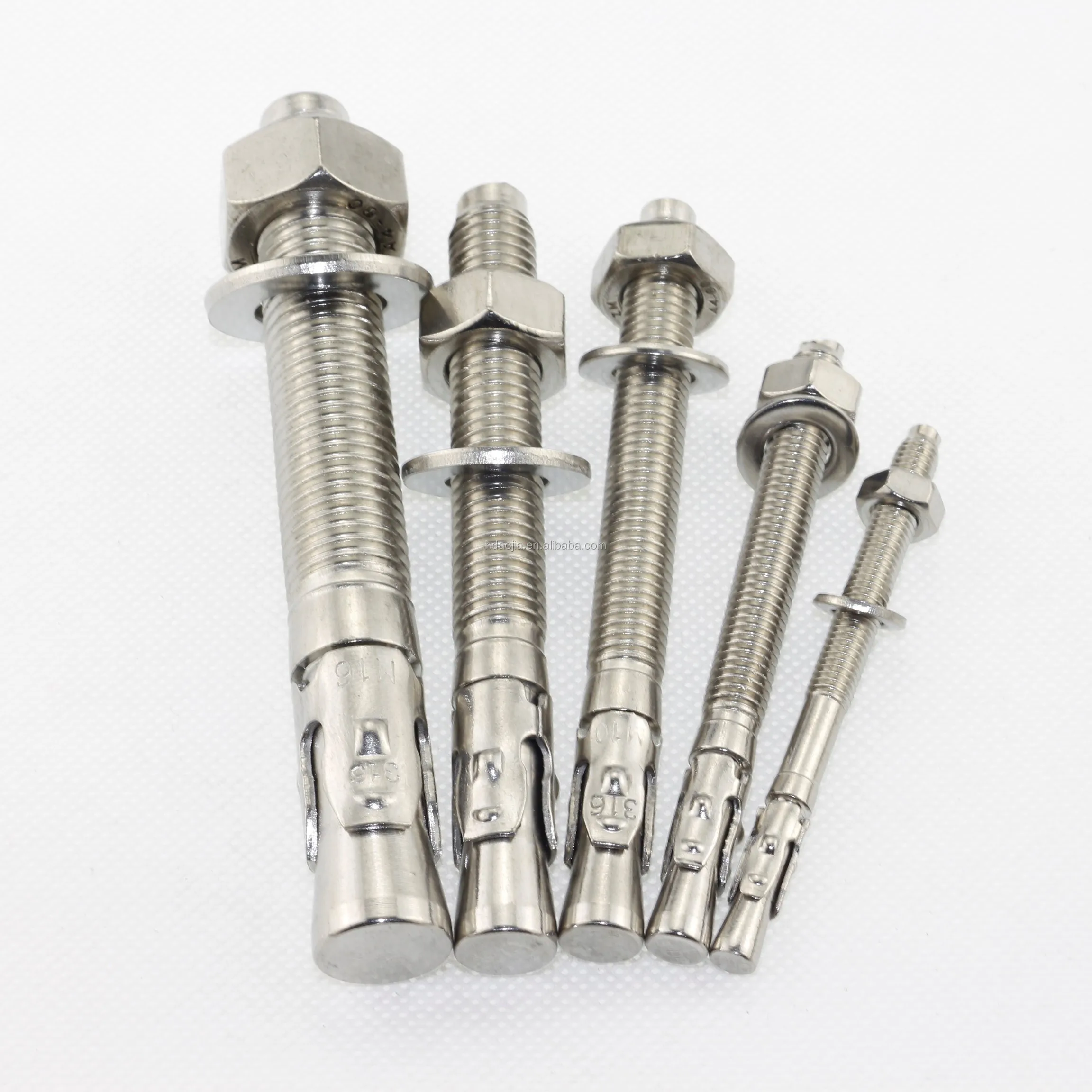 Ss 304 Ss316 Ss316 Stainless Steel Ss Wedge Anchor Bolt Buy Wedge Anchor Anchor Bolts Through