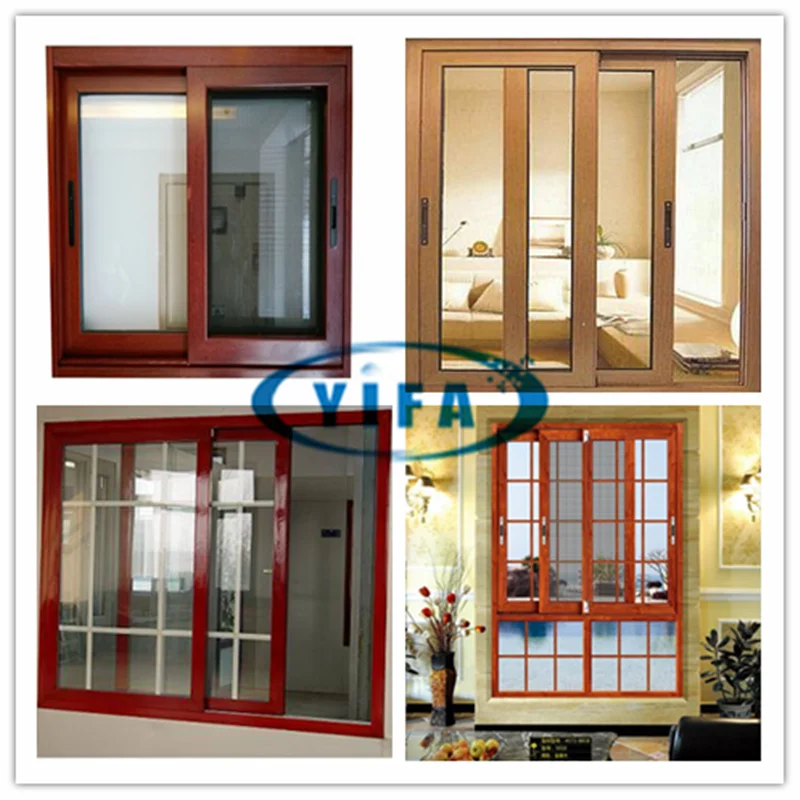 Aluminum Glass Sliding Windows For House/cheap Aluminium Office Sliding