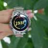 Christmas man gifts bluetooth fashion sport jewelry round watches MTK6502C