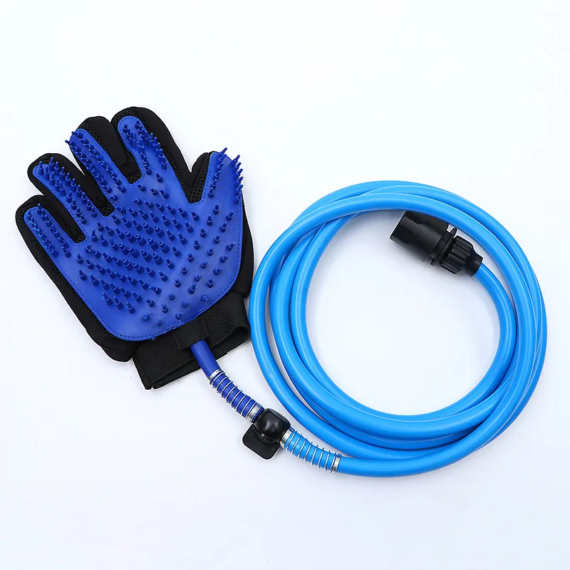 

Feiyou new Pet Dog Washing Tools Massage Shower Sprayer Hair Remover Brush Glove, Pet Bath Grooming Glove, As picture