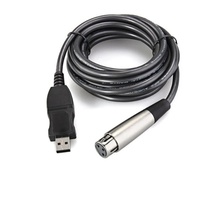 

USB Microphone Link Cable, Black
