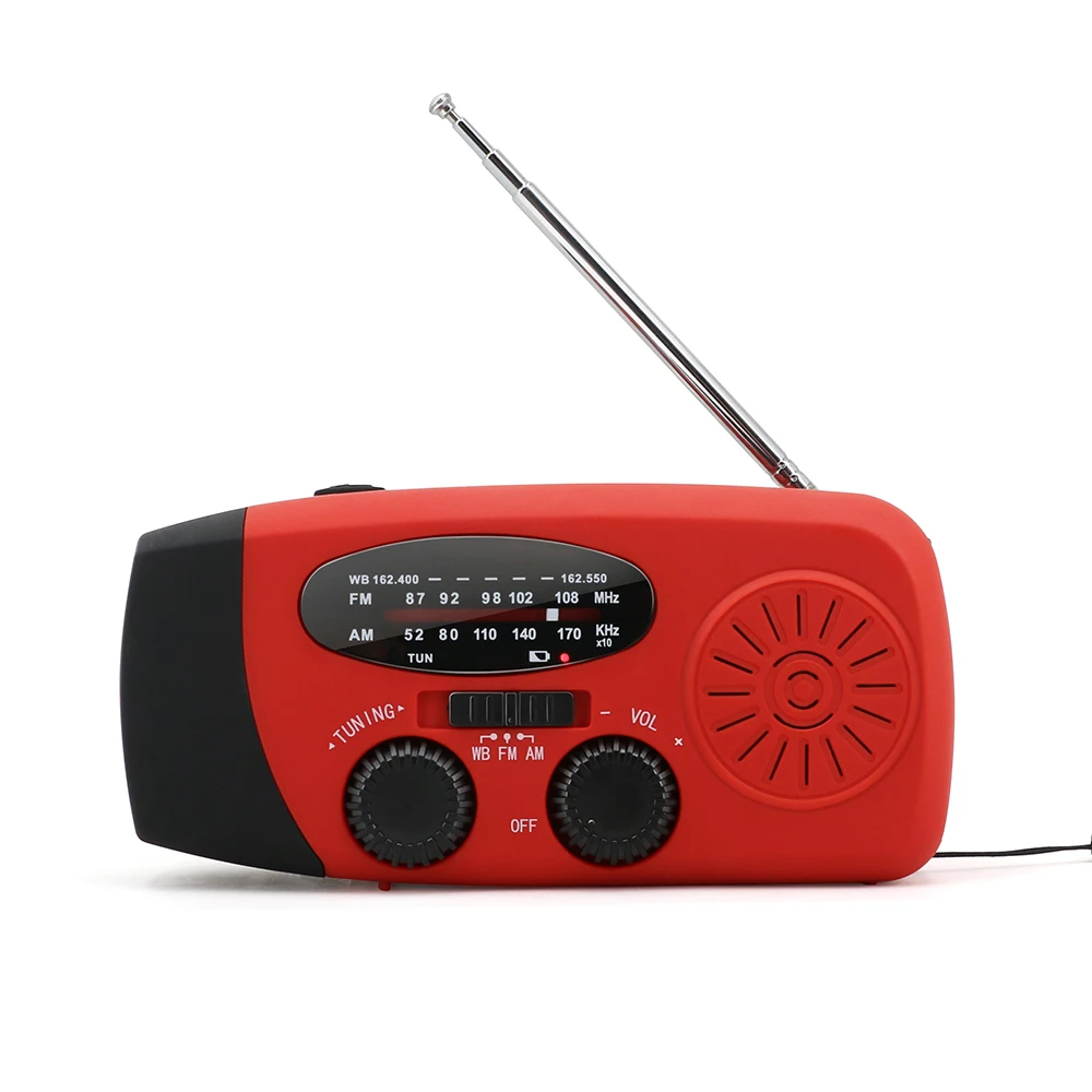 

LED torch 2000mAh power bank FM radio preppers survival kit