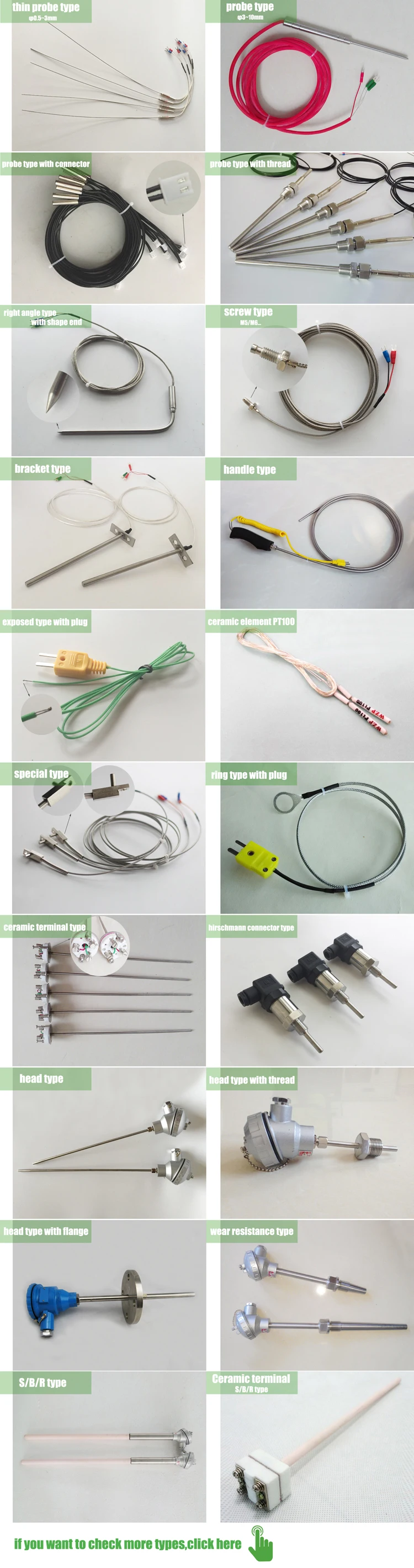 Class A Class B Resistance Detector K J T E R N K Type Temperature Sensor Thermocouple Wzp Pt100 Buy Temmpertaure Sensor High Temperature Thermocouple K J E T Type Thermocouple Product On Alibaba Com