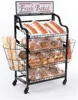 Convenience Store 5 fixed Wire display racks replacement for display candy and snack