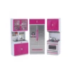 My Modern Kitchen Mini Toy Play set Lights and Sounds, Perfect for 11-12" Dolls
