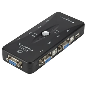 4 Port USB 2.0 KVM Switch 4 Computers