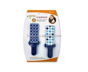 Image of Customer Design Lovely Pacifier Holder Clip In Polyester Material