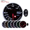 60mm PK-SC Turbo Boost Gauge 7 Colors W/Warning and Peak Recall Function Japan Stepper Motor with Sensor Turbo Gauge Set