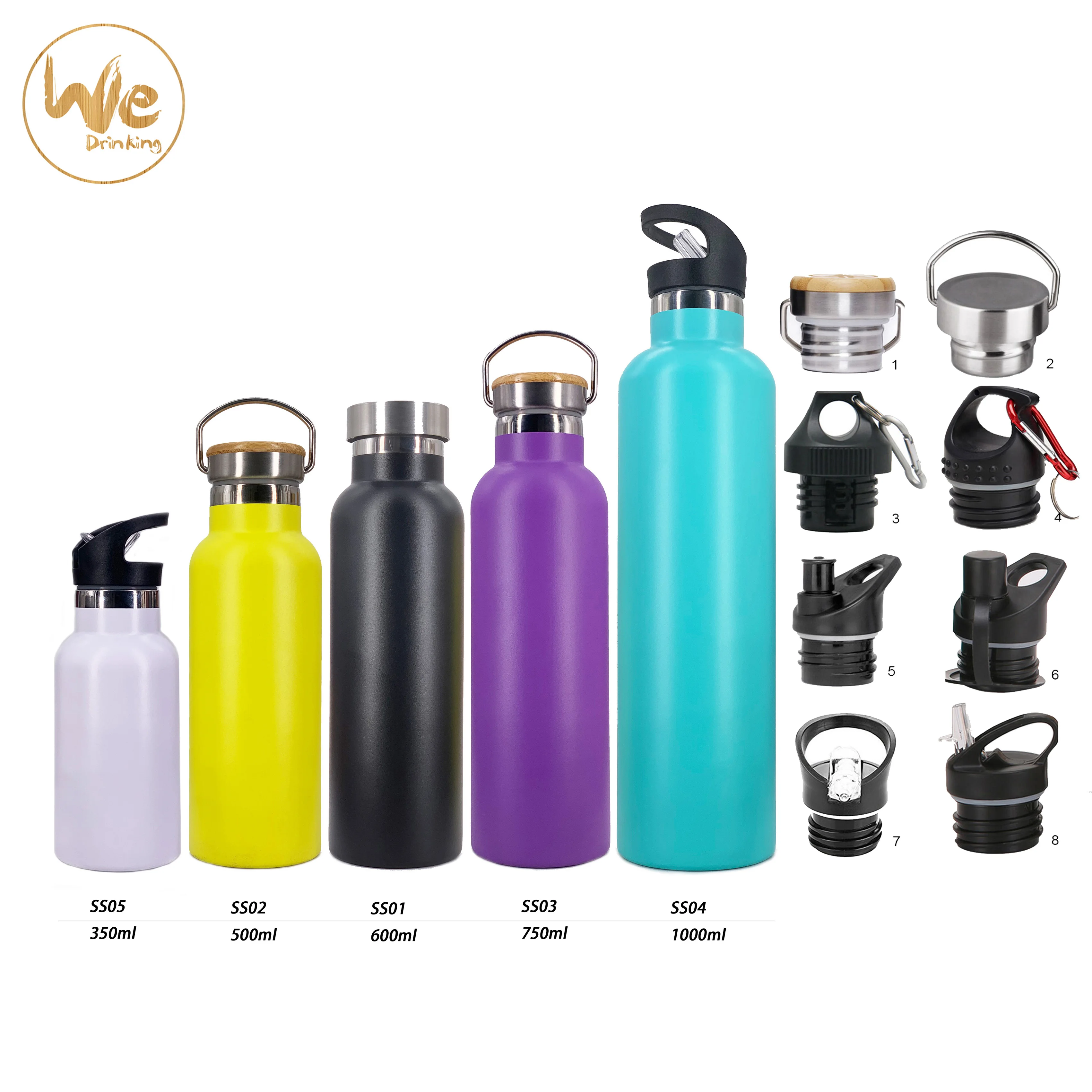 

Wholesale stocked no minimum Gym Accessories Stainless Steel Metal Sports Fitness Outdoors Water Bottle