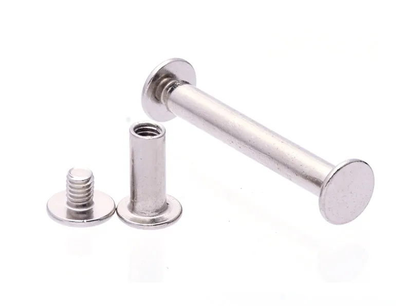 Stainless Steel Brass Aluminum Book Binding Male And Female Chicago