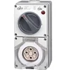 Switched socket outlets surface mounted brass bathtub shower combination with copper