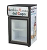 20L Commercial Supermarket Glass Door Small Counter Top Freezer Showcase Refrigerator Ice Cream Display
