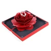 Hot Unique Pop Up Rose Wedding Engagement Rings Box Surprise Jewelry Storage Holder Gift