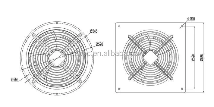 Axial Flow Fan, Stainless Steel - detail 8