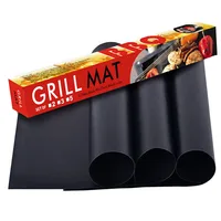 

Amazon Hot Sell Heavy Duty PTFE Non-stick BBQ Grill Bake Mat