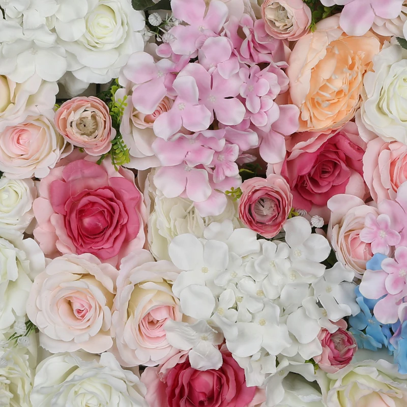 
Directly Manufacturer customized 40X60cm real touch artificial silk flower wall decorative artificial flower for home decor 