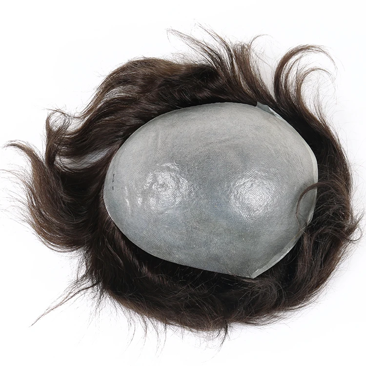 Perruque Toupet Pour Hommes En Cheveux Humains Naturels Noirs - Neuf Avec étiquettes