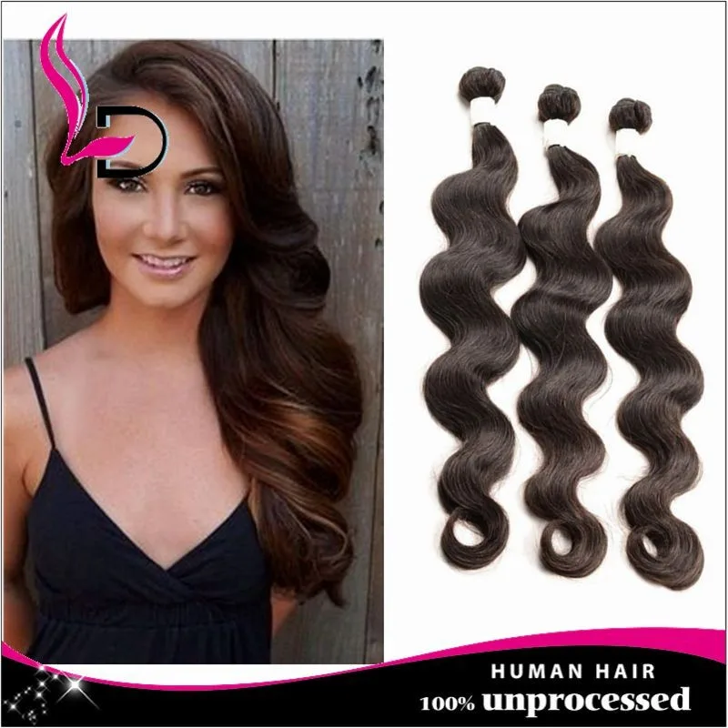 Wholesale 100 Virgin Brazilian Remy Hair Body Wave Natural Black