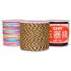 0.8mm 1.0mm 1.5mm Taiwan jade thread colorful gold braided rope Jewelry nylon thread for DIY Chinese knot