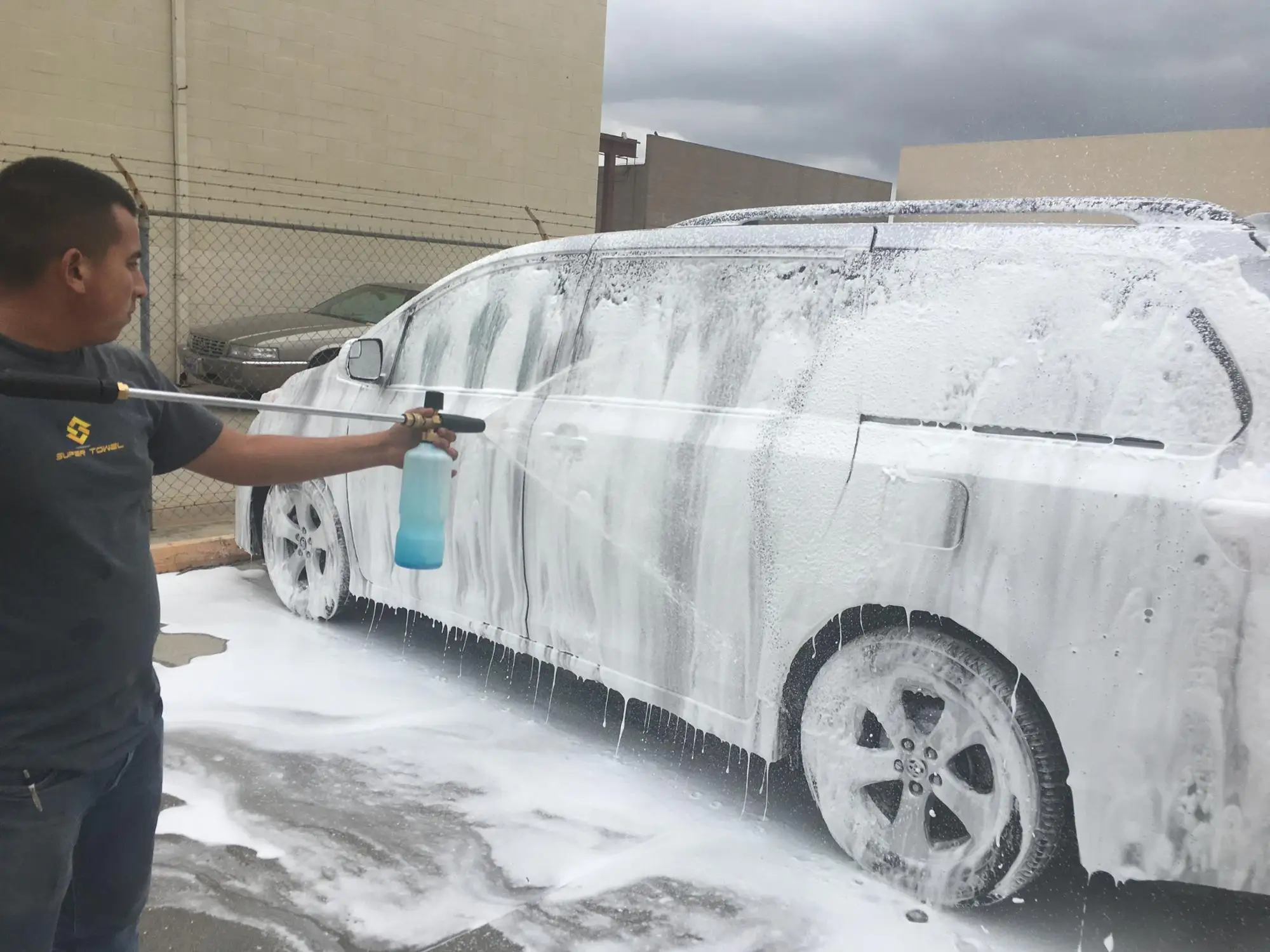 high pressure foam gun